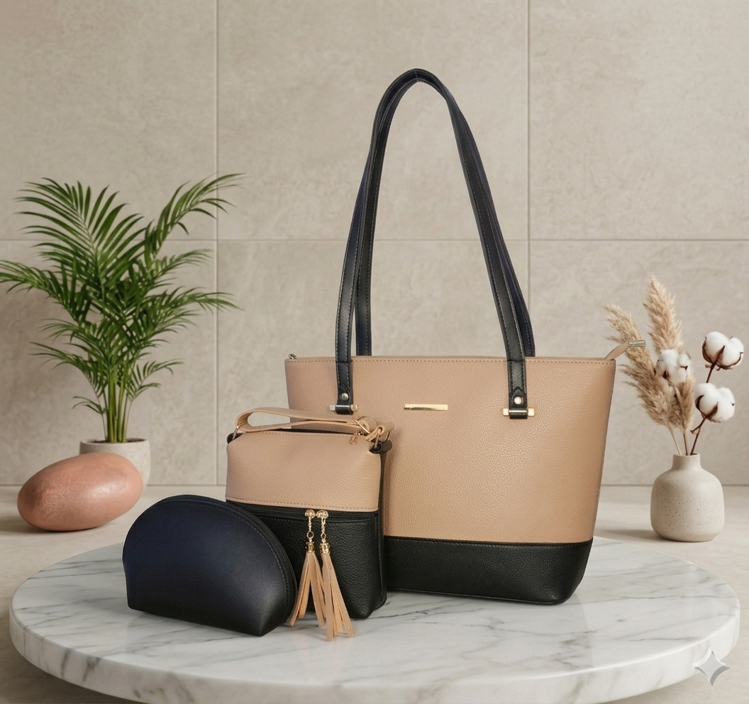 Grace Premium Tote Bag (3 Bags Set) - Glam Vibe